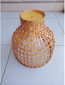 Đèn mây tre đan hình lọ mực f10.25h25
