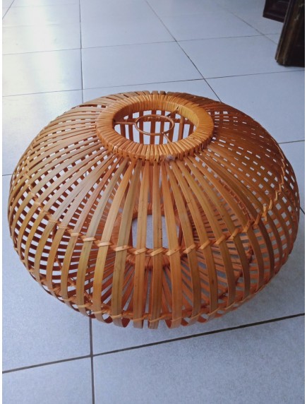 Đèn mây tre đan bí ngô