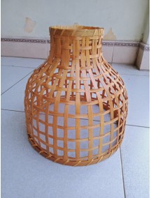 Đèn mây tre đan hình lọ mực f10.25h25