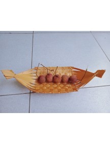 Thuyền mây tre đan D35 R12