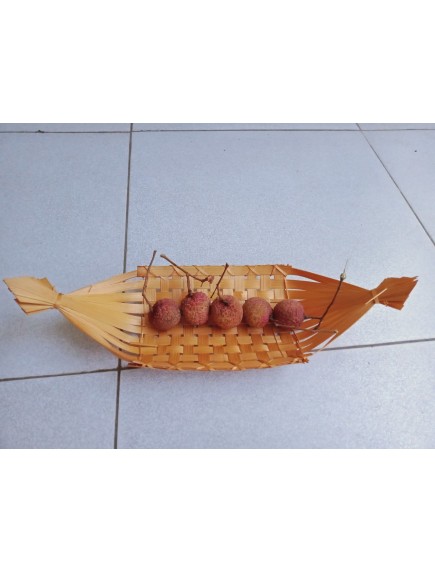 Thuyền mây tre đan D35 R12