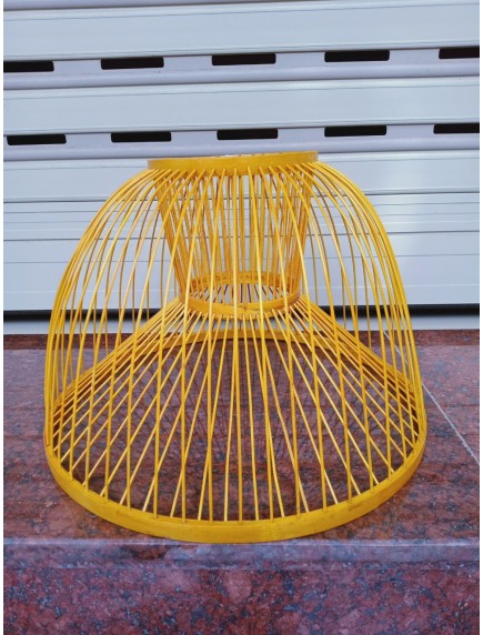 Đèn mây tre đan tăm (không giấy)