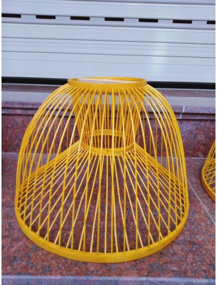 Đèn mây tre đan tăm (không giấy)