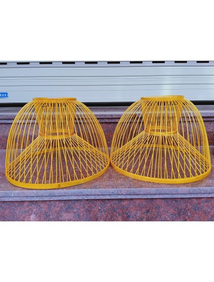 Đèn mây tre đan tăm (không giấy)