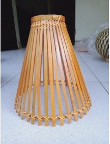 Đèn mây tre đan nơm xòe