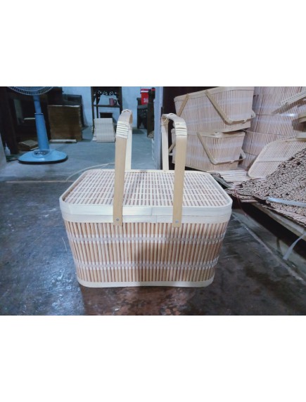 Giỏ mây đan picnic