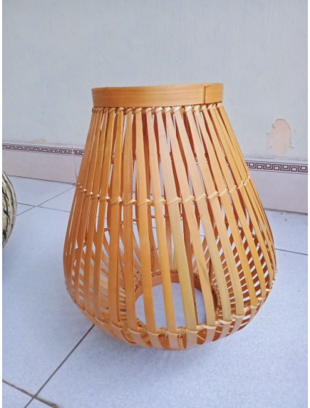 Đèn mây tre đan hình nơm túm f24h24