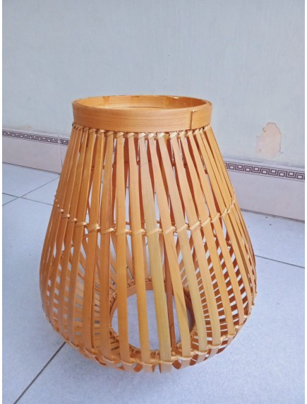 Đèn mây tre đan hình nơm túm f24h24